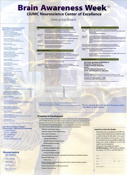 Brain awareness 1999 poster sm